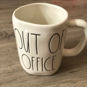 Rae Dunn Coffee Mug “Out Of Office” Brand New